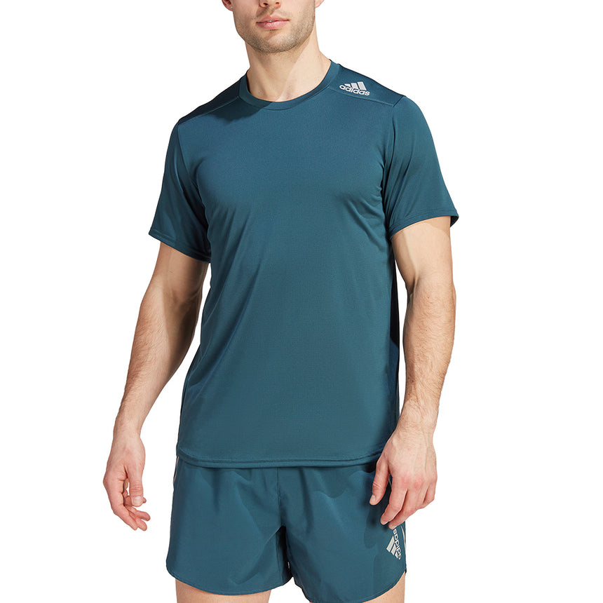 adidas Designed 4 Running Short Sleeve Men's Running Tee - Arctic Night