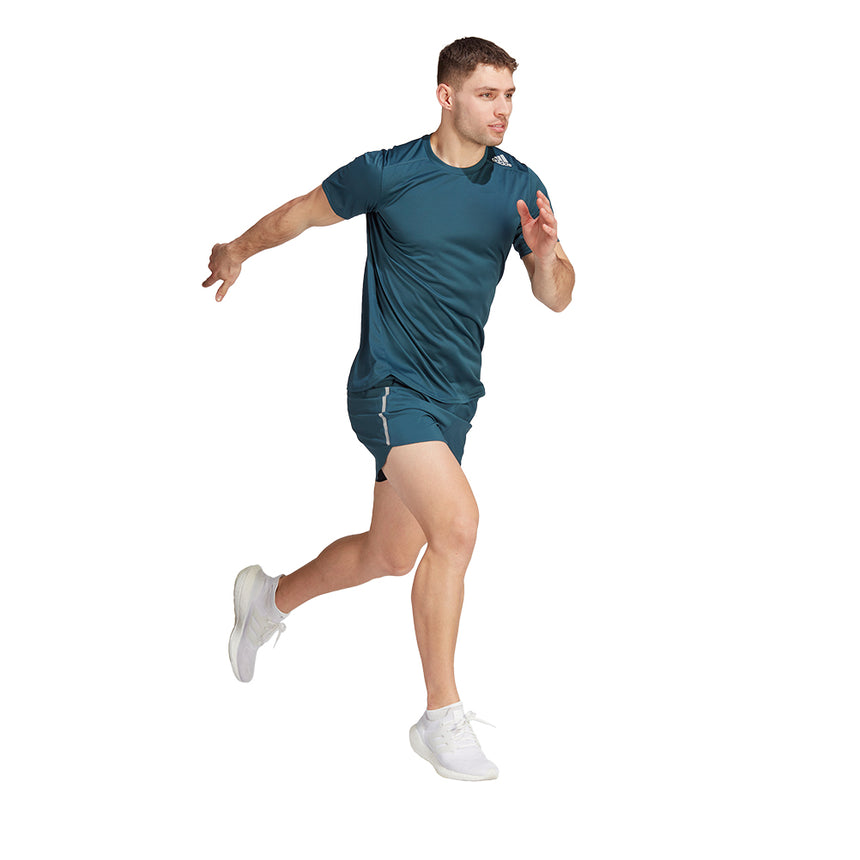 adidas Designed 4 Running Short Sleeve Men's Running Tee - Arctic Night