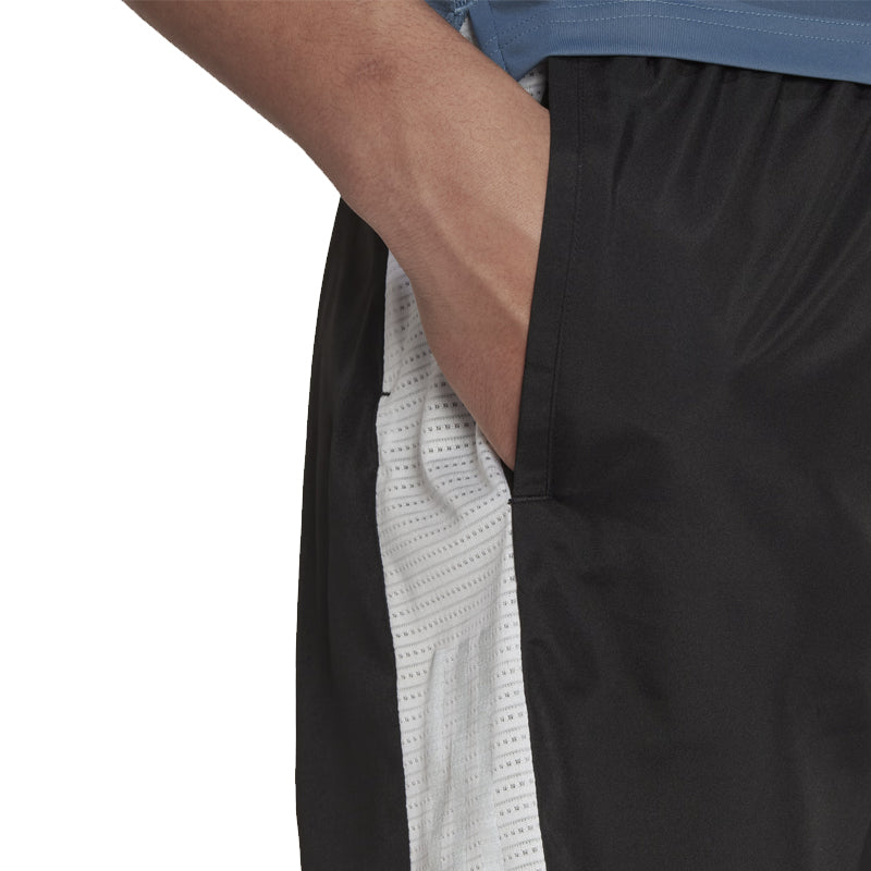 Adidas Own The Run 5 inch Men's Running Short - Black/White/Reflective Silver