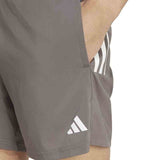 Adidas Own The Run 3 Stripes 5 Inch Men's Running Short - Charcoal