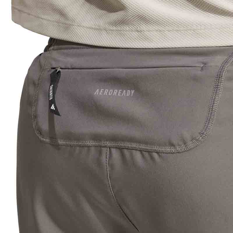 Adidas Own The Run 3 Stripes 5 Inch Men's Running Short - Charcoal