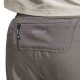 Adidas Own The Run 3 Stripes 5 Inch Men's Running Short - Charcoal