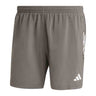 Adidas Own The Run 3 Stripes 5 Inch Men's Running Short - Charcoal