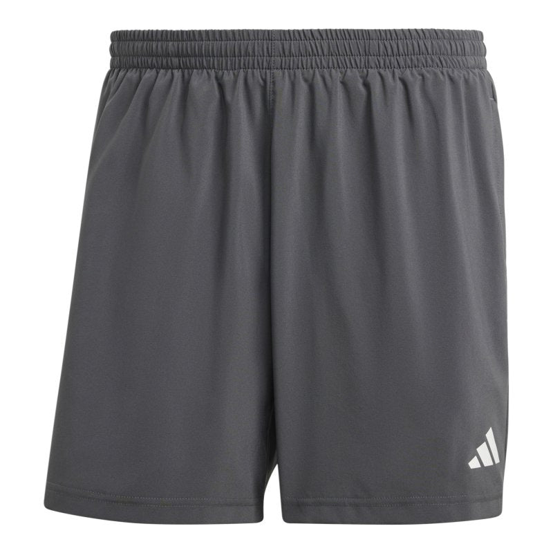 Adidas Own The Run 3 Stripes 5 Inch Men's Running Short - Grey/Six