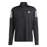 Adidas Own The Run Half Zip Long Sleeve Men's Running Top - Black