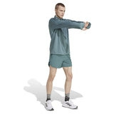 Adidas Own The Run Half Zip Long Sleeve Men's Running Top - Preloved Teal