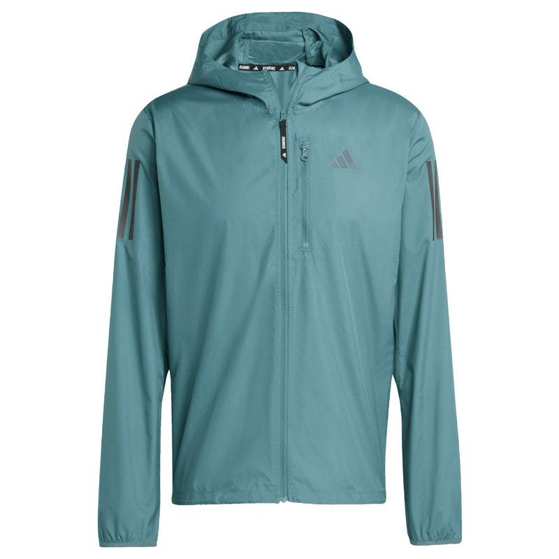 Adidas Own The Run Men's Running Jacket -Preloved Teal