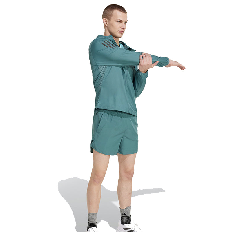 Adidas Own The Run Men's Running Jacket -Preloved Teal