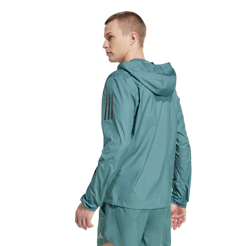 Adidas Own The Run Men's Running Jacket -Preloved Teal