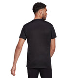 adidas Own The Run Short Sleeve Men's Running Tee - Black/Reflective Silver