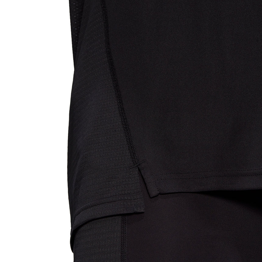 adidas Own The Run Short Sleeve Men's Running Tee - Black/Reflective Silver