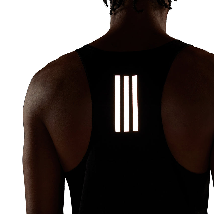 adidas Own the Run Men's Running Tank - Black