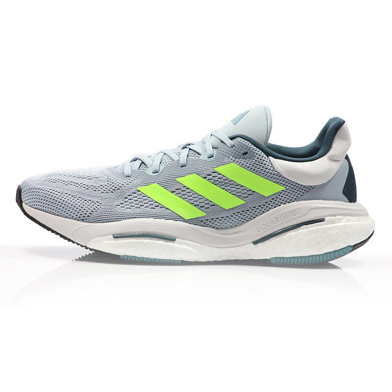 adidas Adizero Boston 12 Men's Running Shoe - Wonder Blue/Lucid Lemon/Carbon