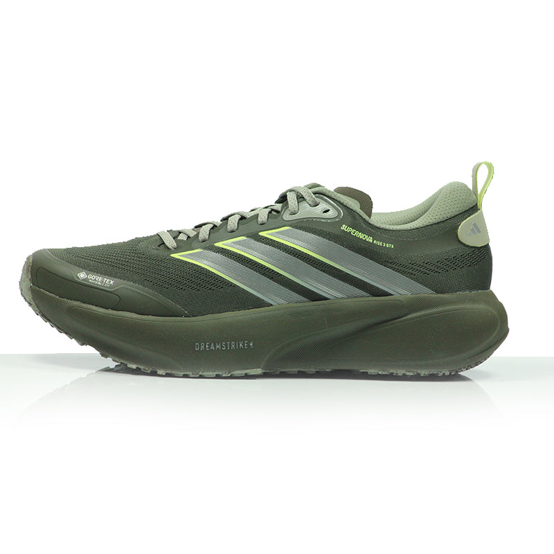 adidas Supernova Rise 3 GTX Men's Running Shoe -  Shadow Olive/Iron Metallic/Frozen Lemon