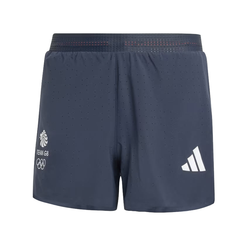 adidas Adizero Team GB Men's Split Running Short - Legend Ink