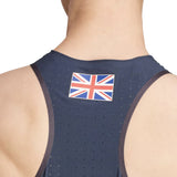 adidas Adizero Team GB Men's Running Singlet - Legend Ink