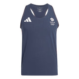 adidas Adizero Team GB Men's Running Singlet - Legend Ink