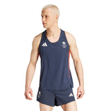 adidas Adizero Team GB Men's Running Singlet - Legend Ink