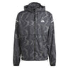 Adidas Ultimate Wind.RDY Men's Running Jacket - Black/Reflective Silver