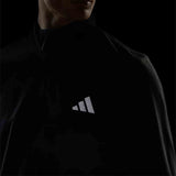 Adidas Own adi365 Half Zip Long Sleeve Men's Running Top - Black/Grey Five