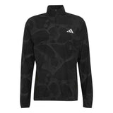 Adidas Own adi365 Half Zip Long Sleeve Men's Running Top - Black/Grey Five