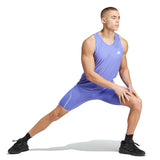 adidas Own the Run Men's Running Tank - Semi Cobalt Blue