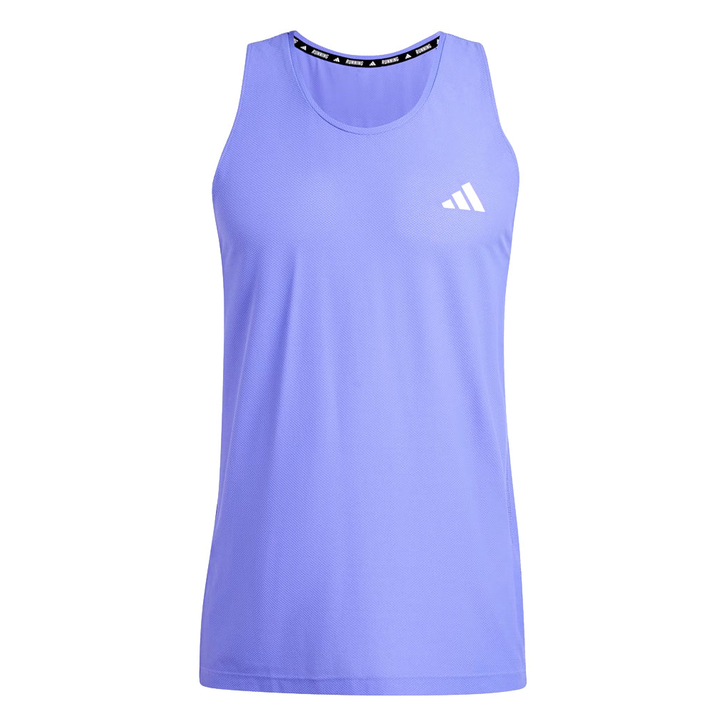 adidas Own the Run Men's Running Tank - Semi Cobalt Blue