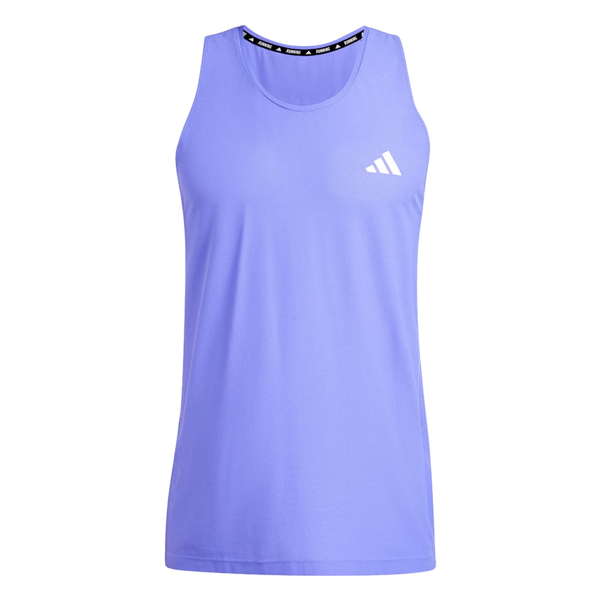 adidas Own the Run Men's Running Tank - Semi Cobalt Blue
