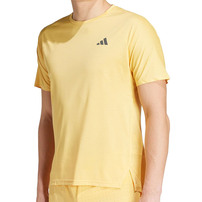 adidas Adizero Men's Running Short Sleeve Tee - Semi Spark
