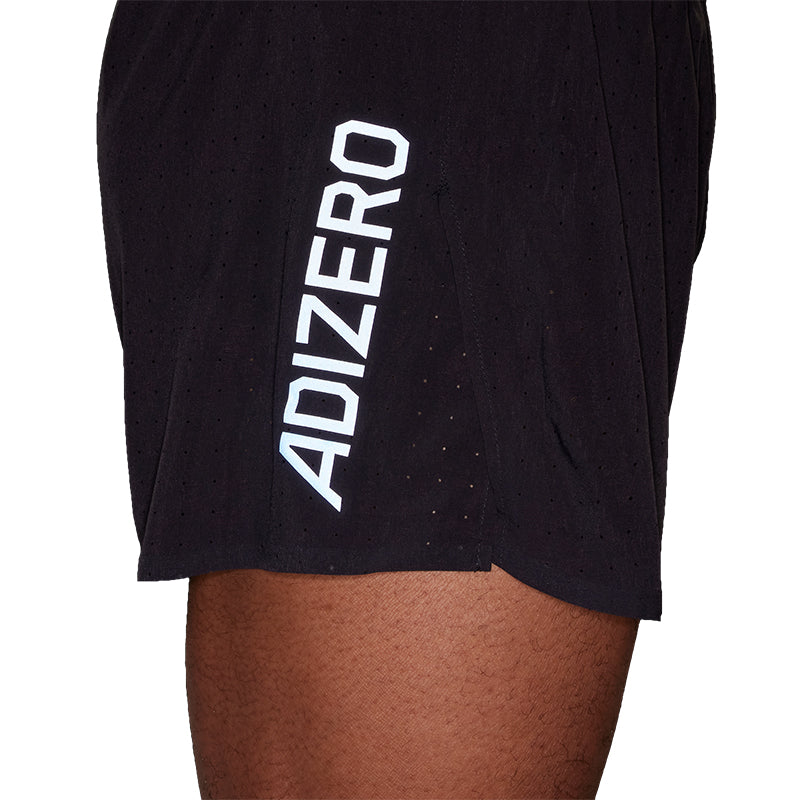 adidas Adizero Men's Split Running Short - Black
