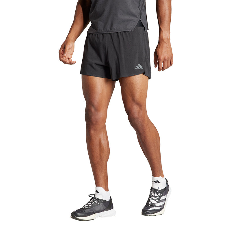 adidas Adizero Men's Split Running Short - Black