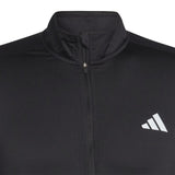 Adidas Own The Run Quarter Zip Long Sleeve Men's Running Top - Black
