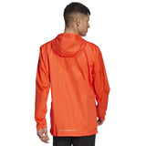 Adidas Own The Run Men's Running Jacket - Semi Impact Orange/Reflective Silver