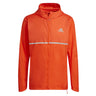 Adidas Own The Run Men's Running Jacket - Semi Impact Orange/Reflective Silver