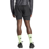 Adidas Ultimate Running 2in1 Men's Running Short - Black/Black