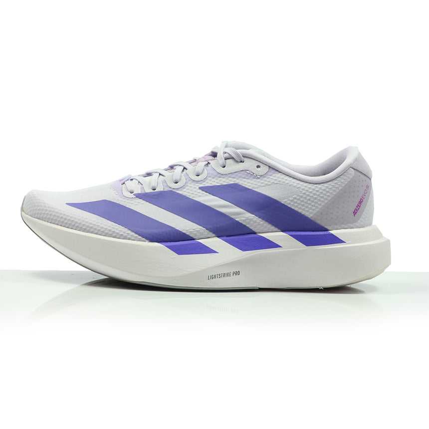 adidas Adizero Evo SL Woven Women's Running Shoe - Glory grey/Solar Purple/purple tint