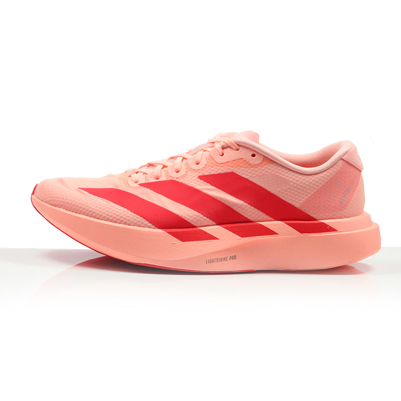 adidas Adizero Evo SL Woven Women's Running Shoe - Frozen Turbo/Lucid Red/Silver Met