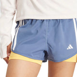 Adidas Own The Run 3 Stripes 2in1 Women's Running Short - Preloved Ink