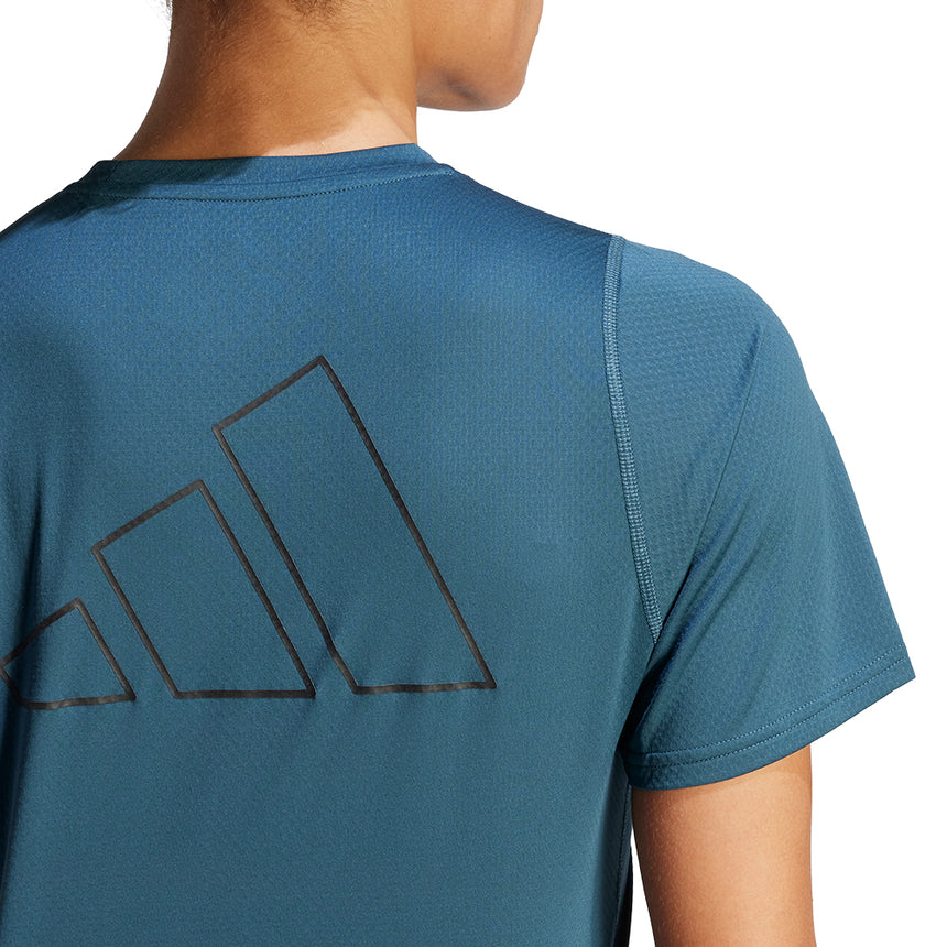 adidas Own The Run Excite Short Sleeve Women's Running Tee - Arctic Night