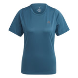 adidas Own The Run Excite Short Sleeve Women's Running Tee - Arctic Night