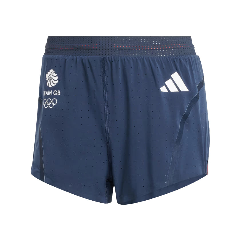 adidas Adizero Team GB Women's Split Running Short - Legend Ink