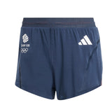 adidas Adizero Team GB Women's Split Running Short - Legend Ink