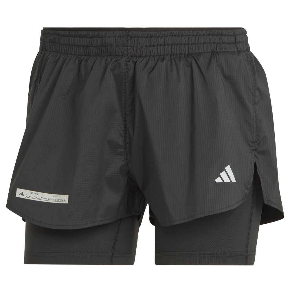adidas Ultimate 2in1 Women's Running Short - Black