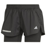 adidas Ultimate 2in1 Women's Running Short - Black