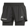 adidas Ultimate 2in1 Women's Running Short - Black