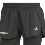adidas Ultimate 2in1 Women's Running Short - Black