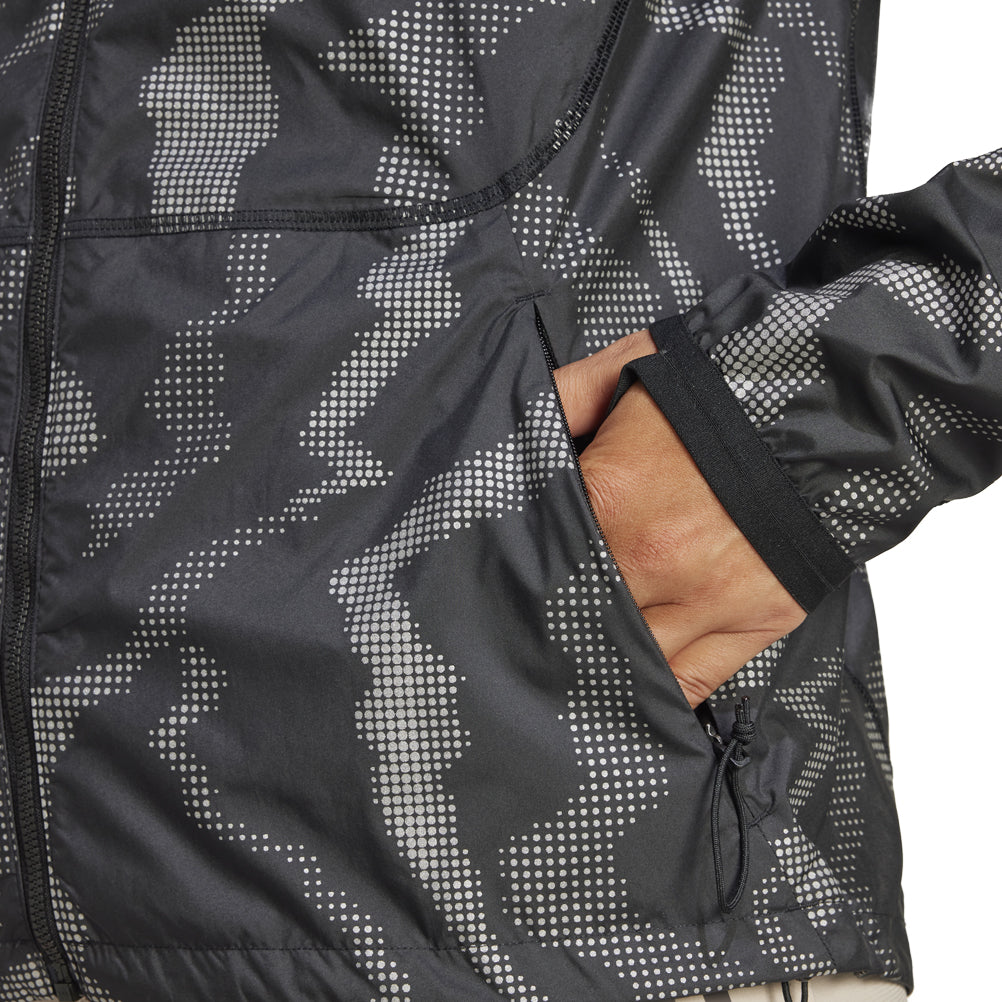 Adidas Ultimate Wind.RDY Women's Running Jacket - Black/Reflective Silver