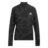 Adidas Own adi365 Half Zip Long Sleeve Women's Running Top - Black/Grey Five