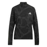 Adidas Own adi365 Half Zip Long Sleeve Women's Running Top - Black/Grey Five