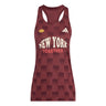 Adidas Adizero New York Women's Running Singlet - Shadow Red/Maroon Shadow